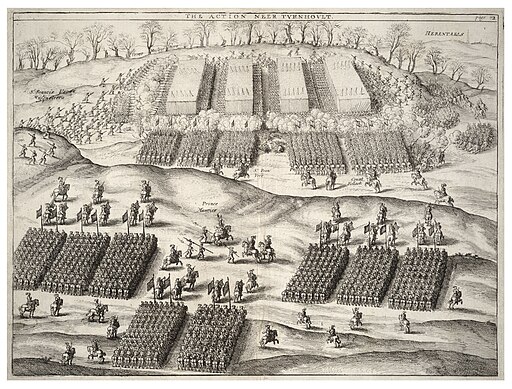 Wenceslas Hollar - The battle at Turnhoult