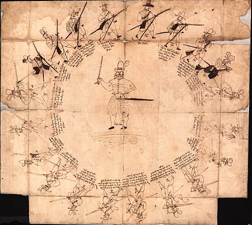 Zeichnung aus dem Kriegsbuch des Grafen Johann VII. von Nassau-Siegen