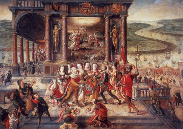 Allegorie auf die Übernahme von Antwerpen