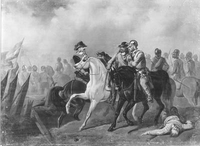 Karel Frederik Bombled - Anno 1640. Hendrik Casimir van Nassau sneuvelt voor Hulst - SA 4867 - Amsterdam Museum